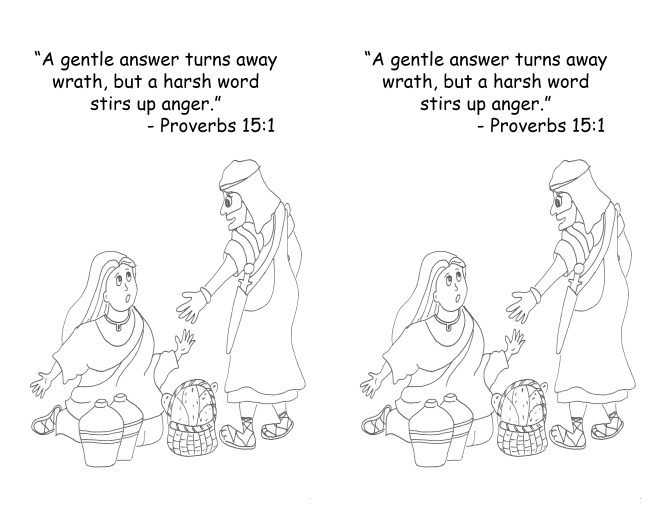 feb 3 2014 proverbs 15 1 coloring page