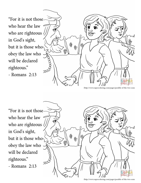 obedience coloring pages for children - photo #22